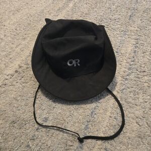 Outdoor Research Seattle Sombrero Rain Hat Gore-Tex Waterproof Black Small S